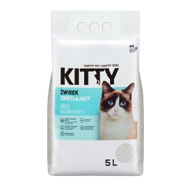 AREIA AGLOMERANTE KITTY 5LT