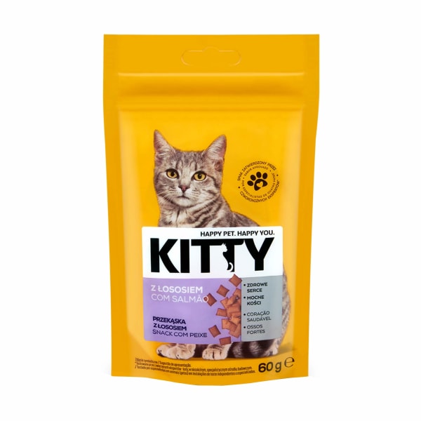 SNACK GATO SALMÃO KITTY 60GR