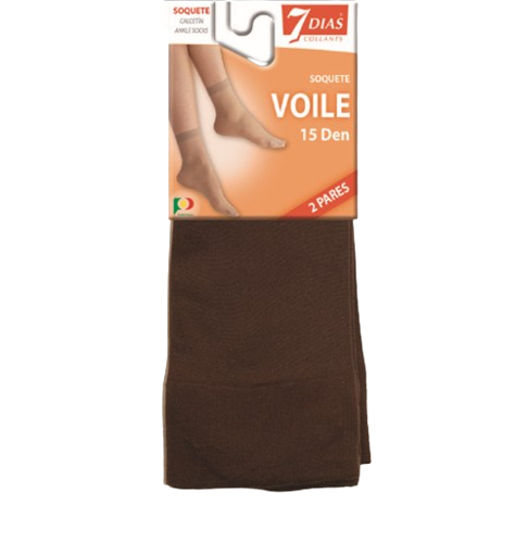 SOQUETE VOILE PACK 2 LONDON 7DIAS