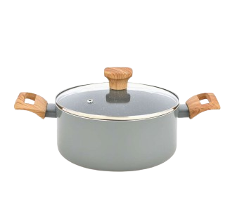CAÇAROLA TLH2090 T 20CM CINZA D20X9CM