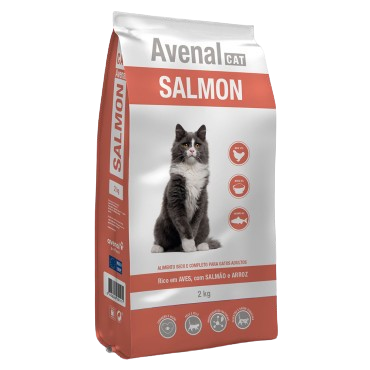 ALIMENTO SECO GATO AVENALCAT SALMÃO 2KG