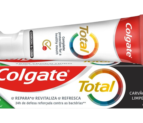 PASTA DE DENTES CARVÃO TOTAL COLGATE 75ML