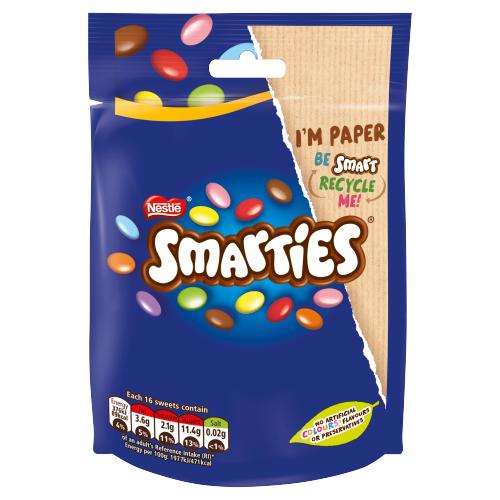 SMARTIES POUCH BAG 105GR