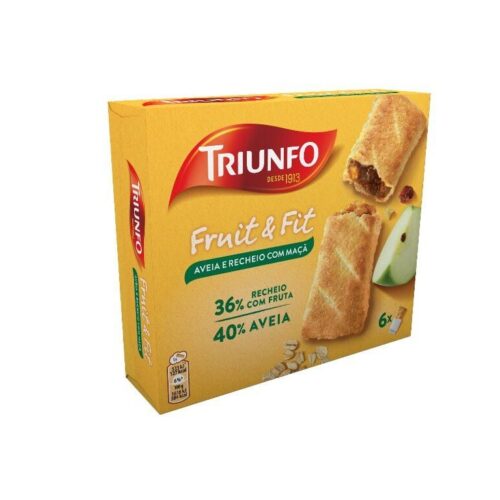 BOLACHA FRUTA E FIT MAÇÃ TRIUNFO 200GR