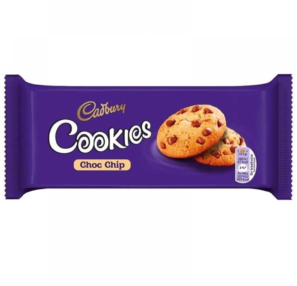 BOLACHA COOKIES CHOCOLATE CHIP CADBURY 135GR
