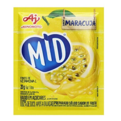 BEBIDA INSTANTÂNEA MARACUJÁ MID 20GR