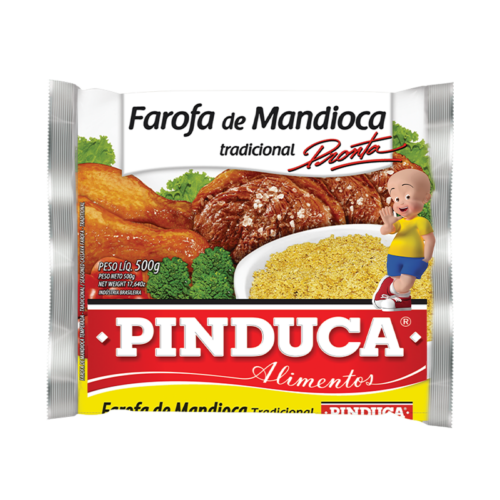 FAROFA MANDIOCA TRADICIONAL PINDUCA 500GR