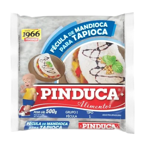 FÉCULA MANDIOCA PARA TAPIOCA PINDUCA 500GR