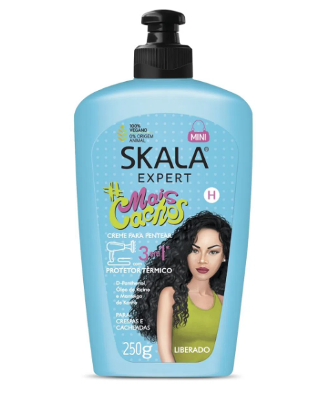 CREME PENTEAR 3 EM 1 MAIS CACHOS SKALA 250GR