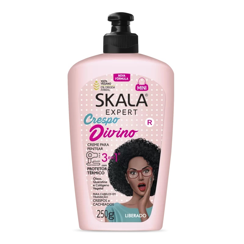 CREME PENTEAR 3 EM 1 CRESPO DIVINO SKALA 250GR