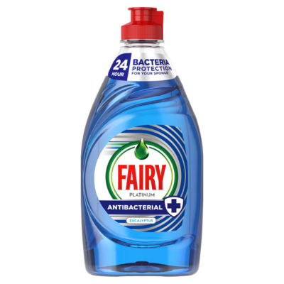 DETERGENTE LOIÇA FAIRY CONCENTRADO PLATINUM ANTIBACTERIAS 320ML
