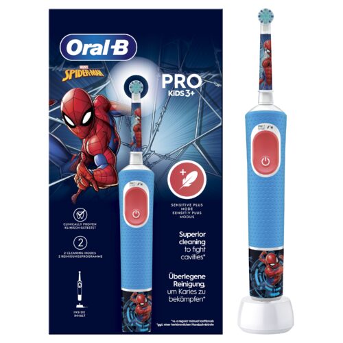 ESCOVA DENTES ELÉTRICA ORAL B PRO KIDS 3+ SPIDER MAN