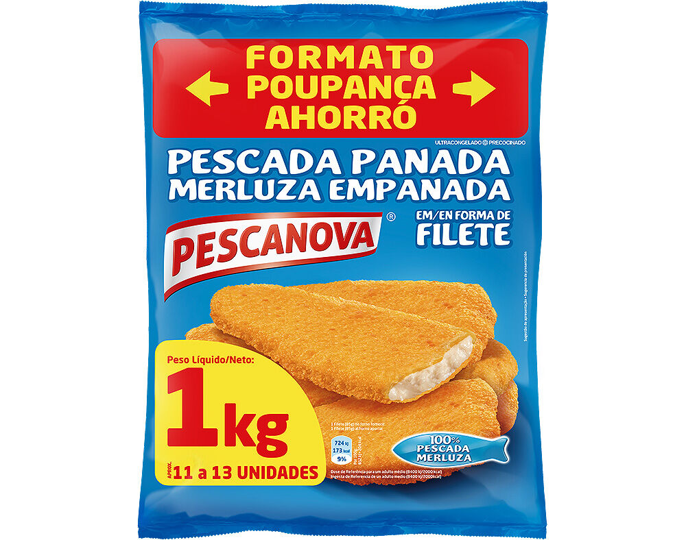 FILETE PESCADA PANADOS PESCANOVA 1KG