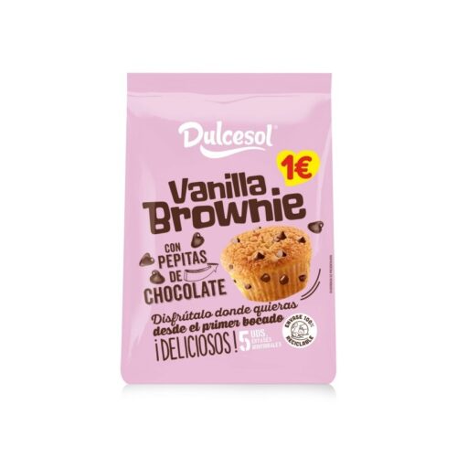 BOLO BROWNIE BAUNILHA DULCESOL 125GR