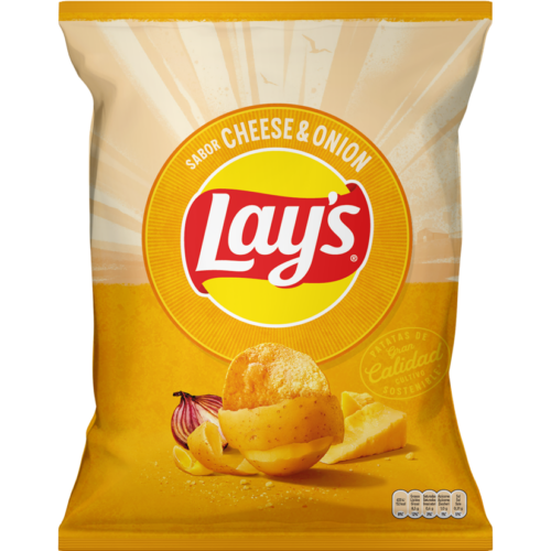 BATATA FRITA LAY'S CHEESE & ONION 150GR