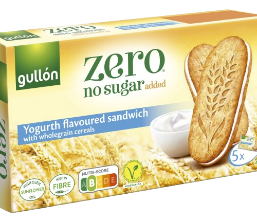 BOLACHA SANDWICH YOGUTE 0% AÇÚCAR GULLÓN 220GR