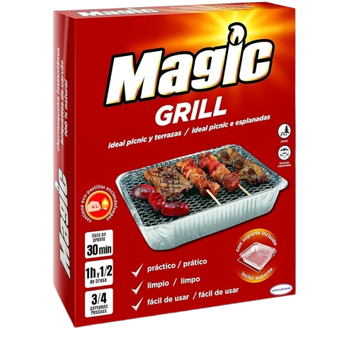 CHURRASQUEIRA DESCARTÁVEL MAGIC GRILL