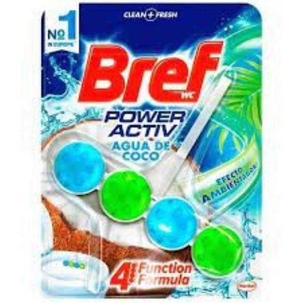 BLOCO SANITARIO BREF WC PODER ACTIVO ÁGUA DE COCO