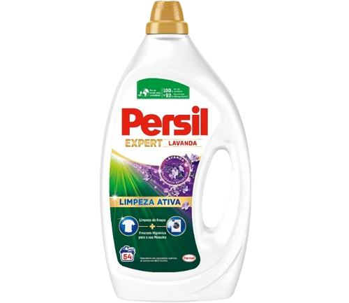 DETERGENTE LÍQUIDO MÁQUINA ROUPA LIMPEZA ATIVA EXPERT LAVANDA PERSIL 54 DOSES