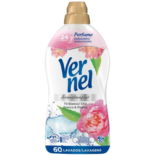 AMACIADOR ROUPA CONCENTRADO CHÁ BRANCO E PEÓNIA VERNEL 60D