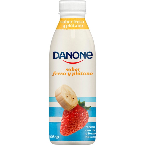 IOGURTE DRINK MORANGO / BANANA DANONE 550GR