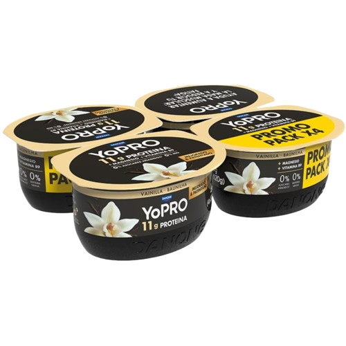 IOGURTE YOPRO BAUNILHA 4X120GR