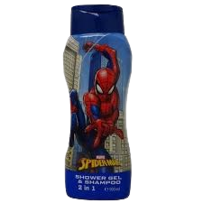 CHAMPÔ E GEL BANHO SPIDERMAN 500ML