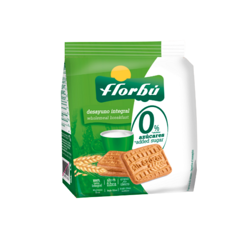 BOLACHA INTEGRAL 0%AÇUCARES FLORBU 150GR