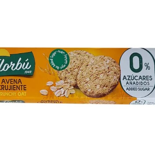 BOLACHA AVEIA CROCANTE S/ AÇÚCARES ADICIONADOS FLORBÚ 150GR