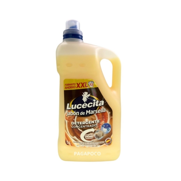 DETERGENTE LIQUIDO SABÃO MARSELLA LUCECITA KIRIKO 72D 5L