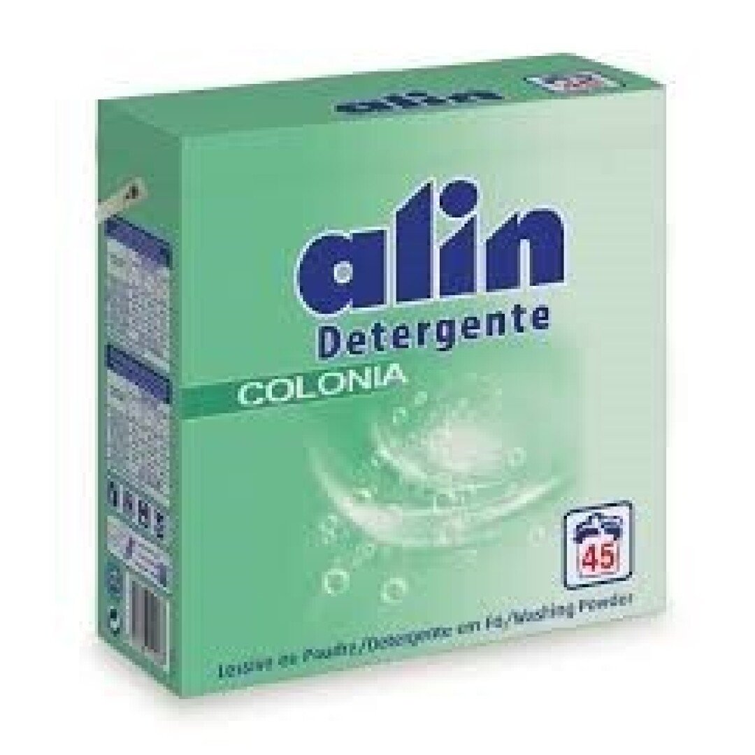 DETERGENTE EM PÓ P/ MÁQUINA ROUPA COLONIA ALIN 40 DOSES