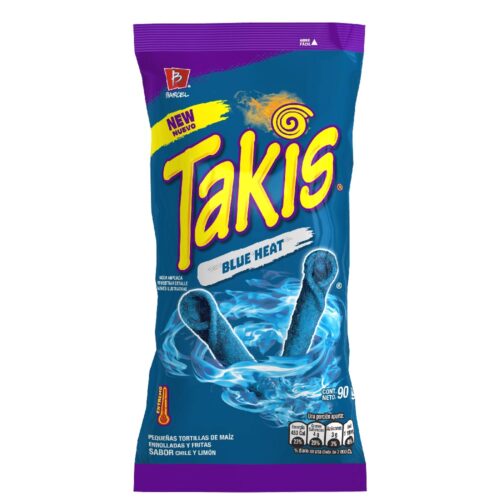 SNACK ROLITOS DE MILHO BLUE HEAT TAKIS 90GR
