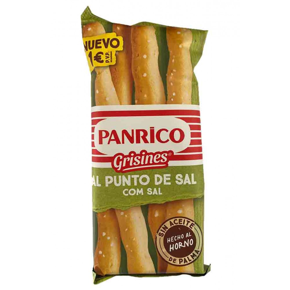 PALITOS DE PÃO AZEITE E SAL PANRICO 60GR