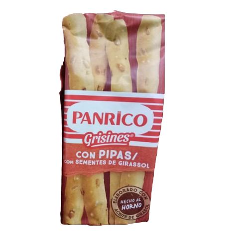 PALITOS DE PÃO C/ SEMENTES DE GIRASSOL PANRICO 60GR