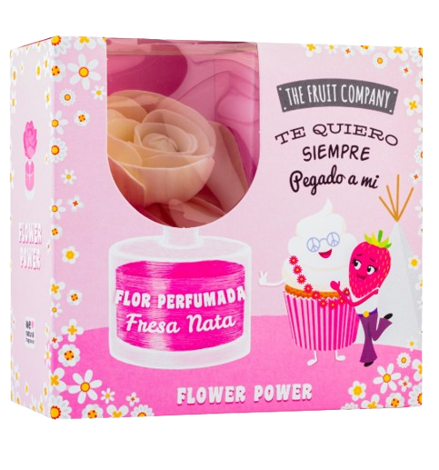 AMBIENTADOR FLOR PERFUMADA MORANGO & CHANTILLY THE FRUIT COMPANY 50ML