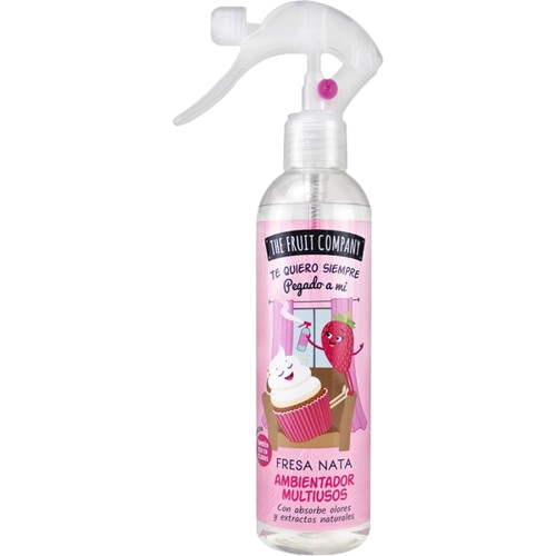 AMBIENTADOR MULTIUSOS MORANGO & CHANTILLY THE FRUIT COMPANY SPRAY 250ML