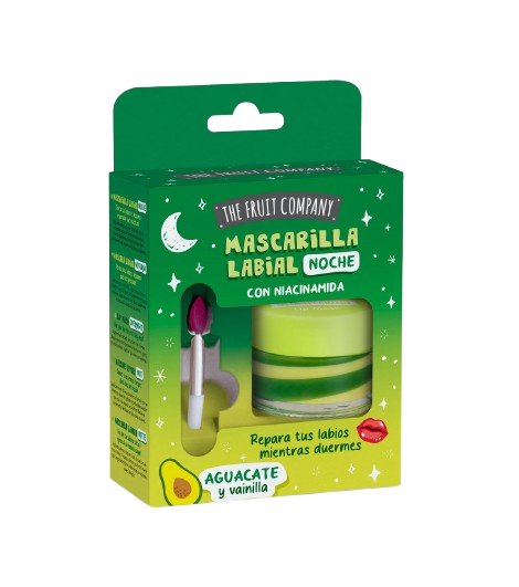 MÁSCARA LABIAL NOITE COM ÀCIDO HIALURÓNICO ABACATE THE FRUIT COMPANY 12ML