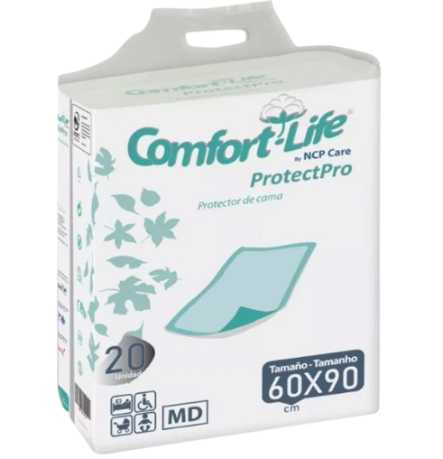 RESGUARDO CAMAS COMFORT LIFE 60X90CM 20U