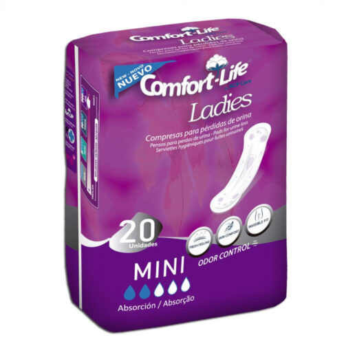 PENSOS INCONTINÊNCIA COMFORT LIFE LADIES MINI 20U