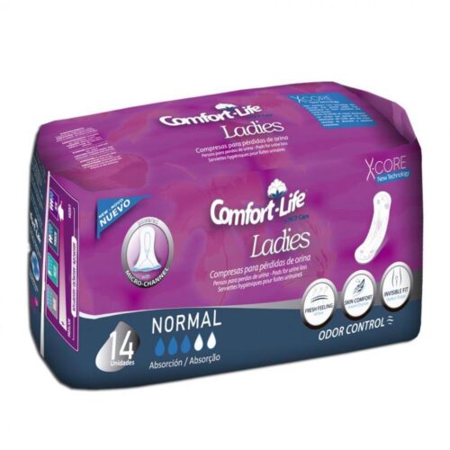PENSOS INCONTINÊNCIA COMFORT LIFE LADIES NORMAL 14U