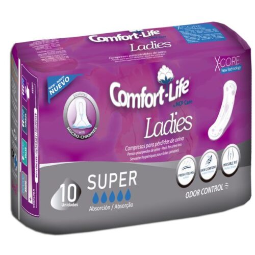 PENSOS INCONTINÊNCIA COMFORT LIFE LADIES SUPER 10U