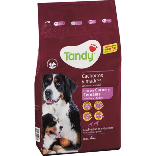 ALIMENTO CÃO SECO CACHORROS E MÃES TANDY 4KG