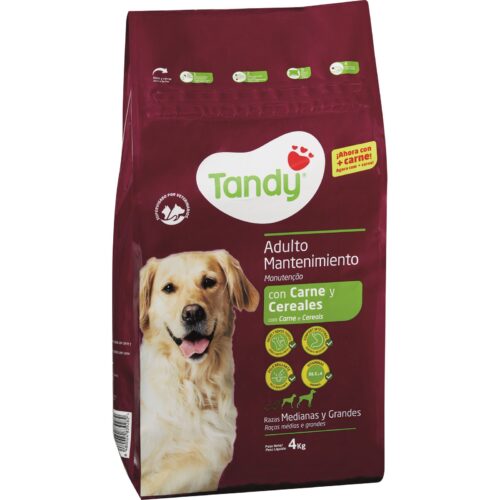 ALIMENTO CÃO SECO CARNE E CEREAIS TANDY 4KG