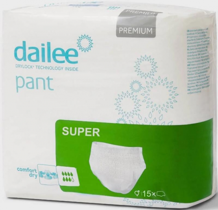 CUECA DAILEE PREMIUM SUPER L 15U GRANDE