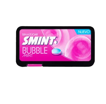 REBUÇADO SMINT BUBBLE MINT  21G LATA