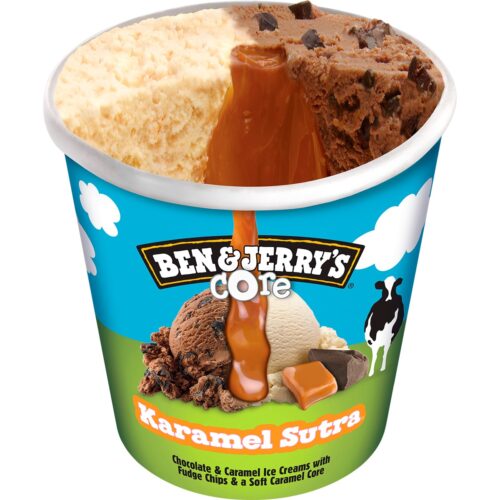 GELADO BEN & JERRY'S KARAMEL SUTRA 465ML
