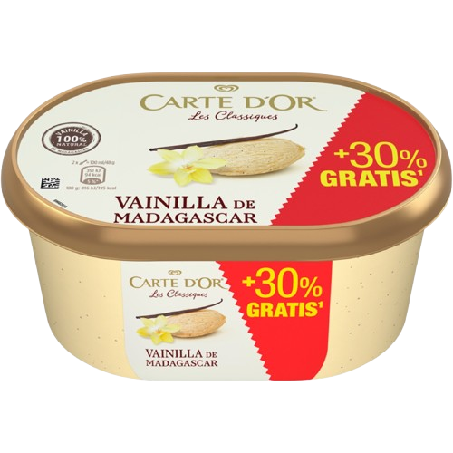 GELADO CARTE D'OR BAUNILHA 1300ML