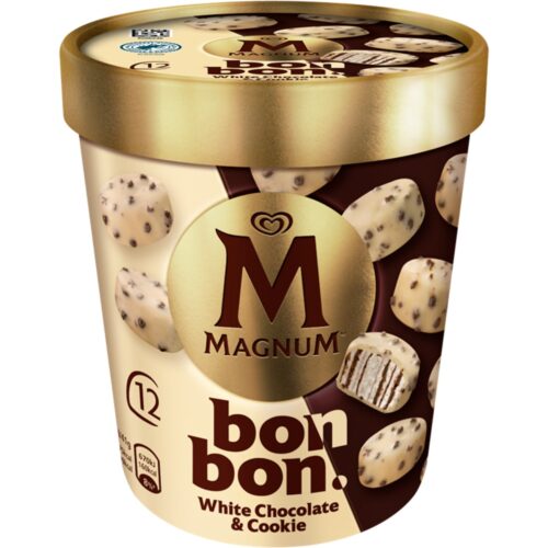 GELADO BOMBON CHOCOLATE BRANCO E COOKIES MAGNUM 204ML