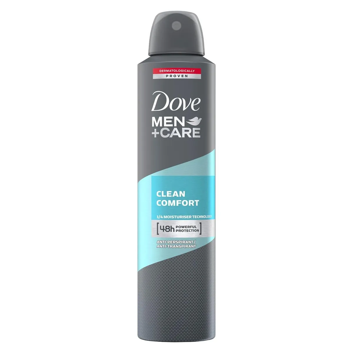 DESODORIZANTE SPRAY HOMEM DOVE CARE CLEAN COMFORT 250ML