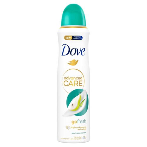 DESODORIZANTE SPRAY ADVANCED CARE PÊRA & ALOE VERA DOVE 72H 150ML